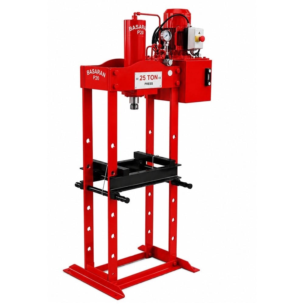 BASARAN Hidrolik Pres Makinesi 25 Ton Elektrikli