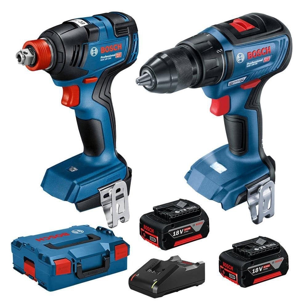 BOSCH Akülü Kombo 2'Li Set (BB-GSR18V50 + GDX18V200)