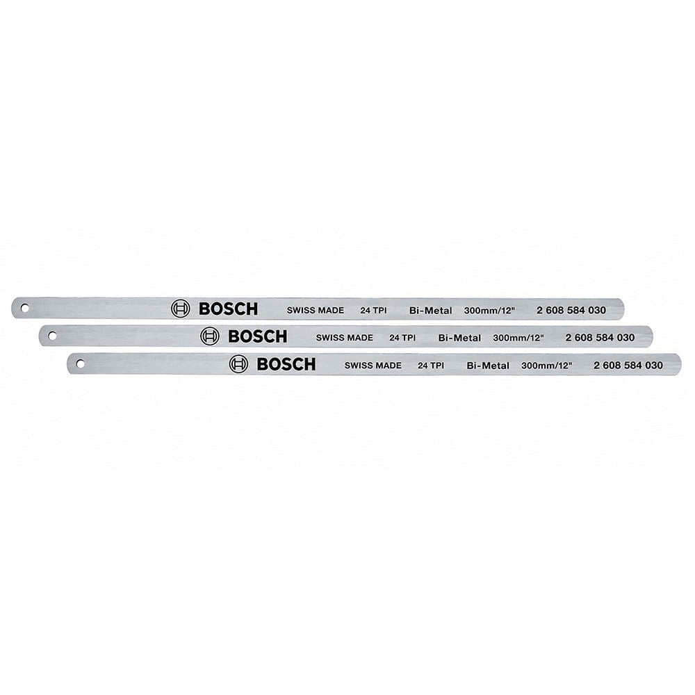 BOSCH Demir Testeresi Yedek Bıçağı 3 Adet TPI 24 150 Mm