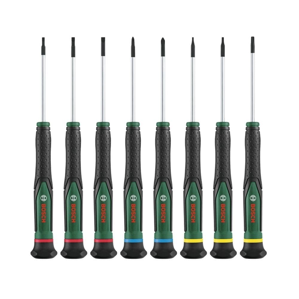 BOSCH Elektronikçi Tip Klemens Tornavida Takımı 8 Parça