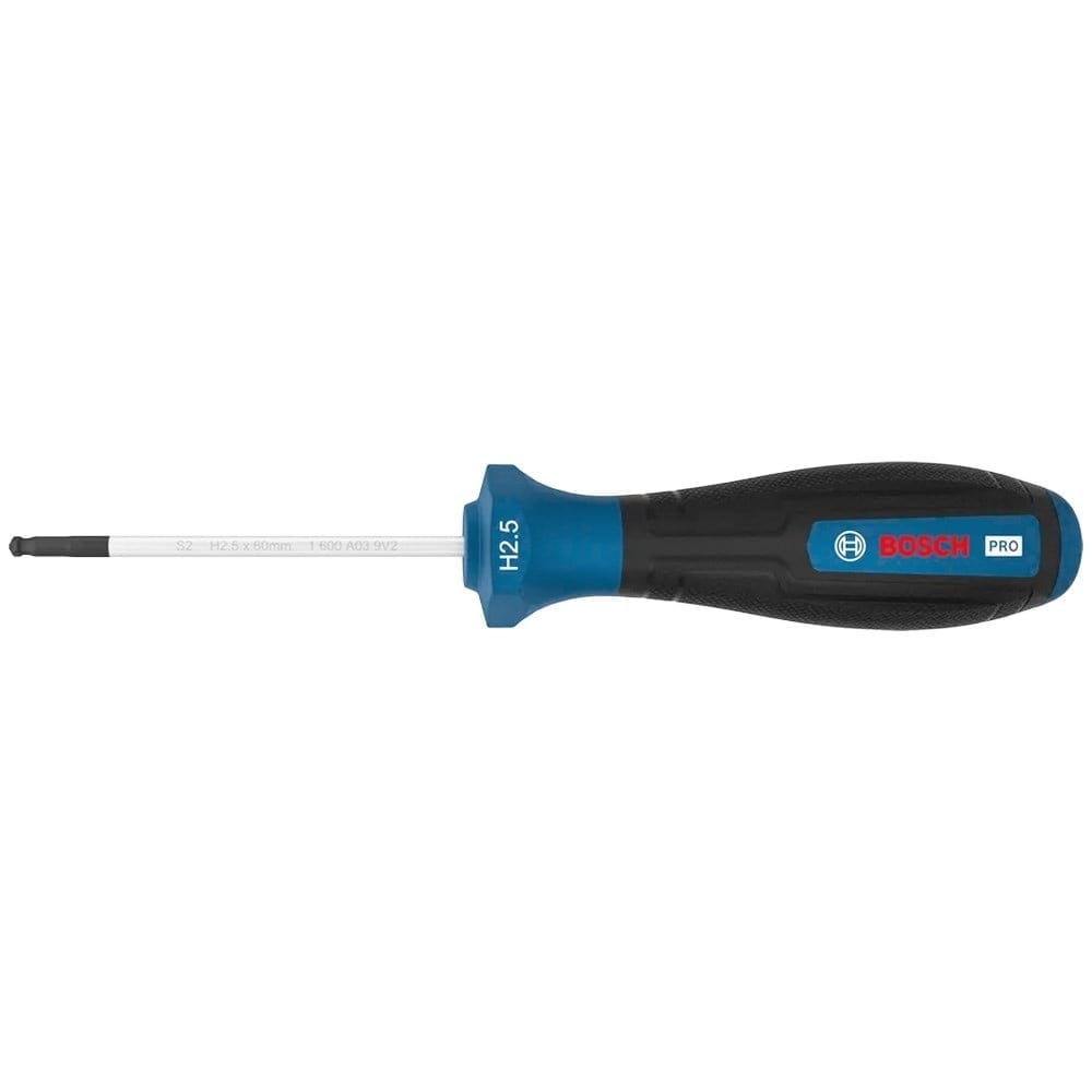 BOSCH H2.5 Allen Uçlu Tornavida 60 Mm
