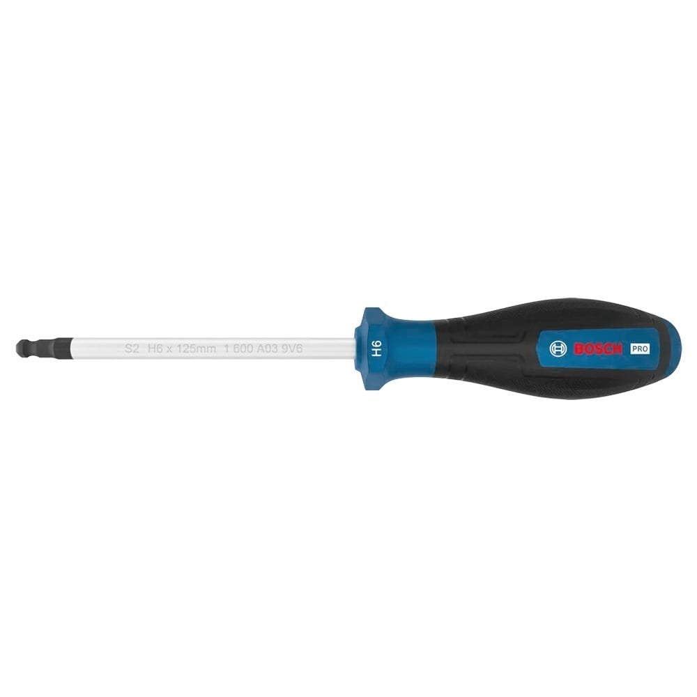 BOSCH H6 Allen Uçlu Tornavida125 Mm