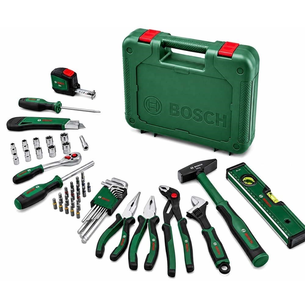 BOSCH 1600A02BY7 Dolu Takım Çantası - El Aleti Seti Advanced 52 Parça