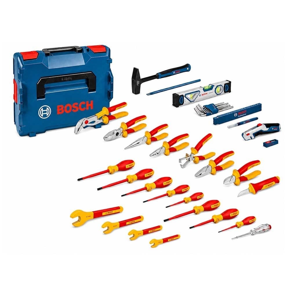 BOSCH 1600A02NG4 Dolu Takım Çantası - El Aleti Seti Profesyonel 37 Parça