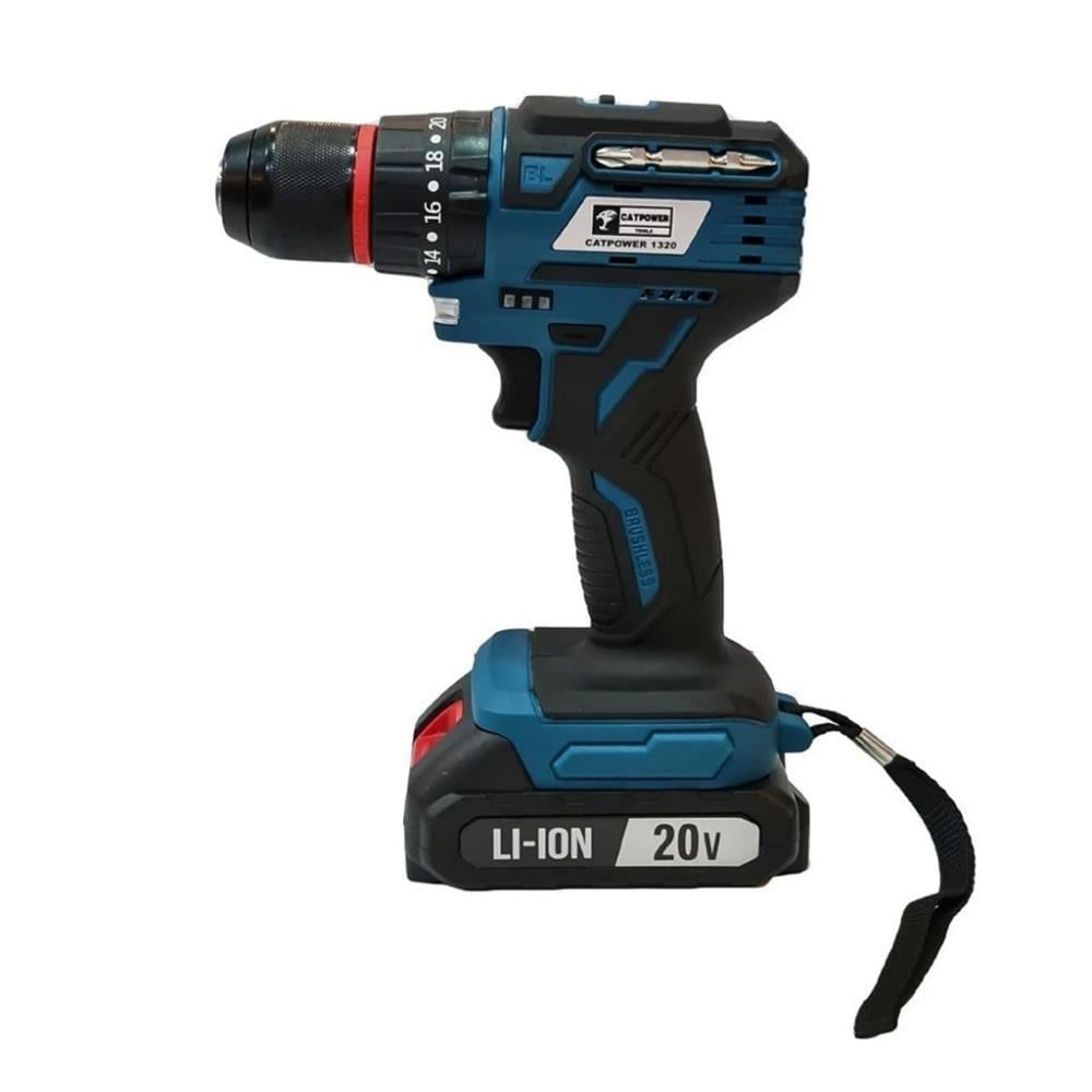 CATPOWER CAT1320 Akülü Darbeli Vidalama Kömürsüz 20V 2Ah
