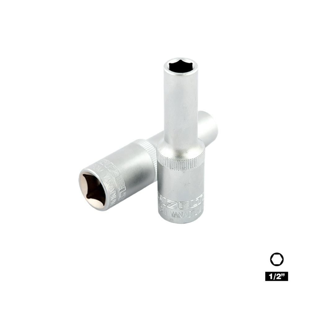 IZELTAS 1/2 Altı Köşe Derin Lokma 12 Mm