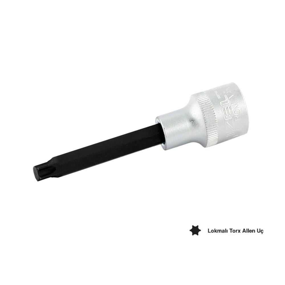 IZELTAS 1/2 T55 Lokmalı Torx Uç Uzun