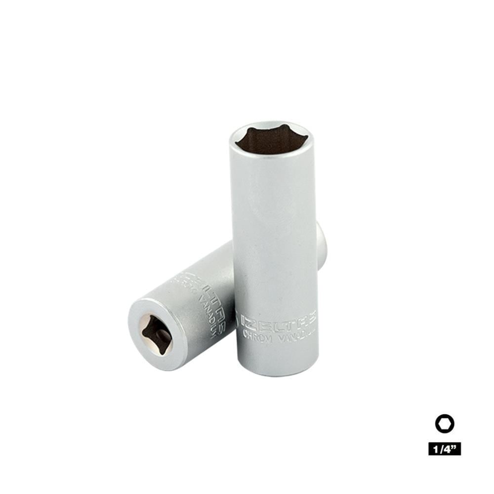 IZELTAS 1/4 Altı Köşe Derin Lokma 13 Mm