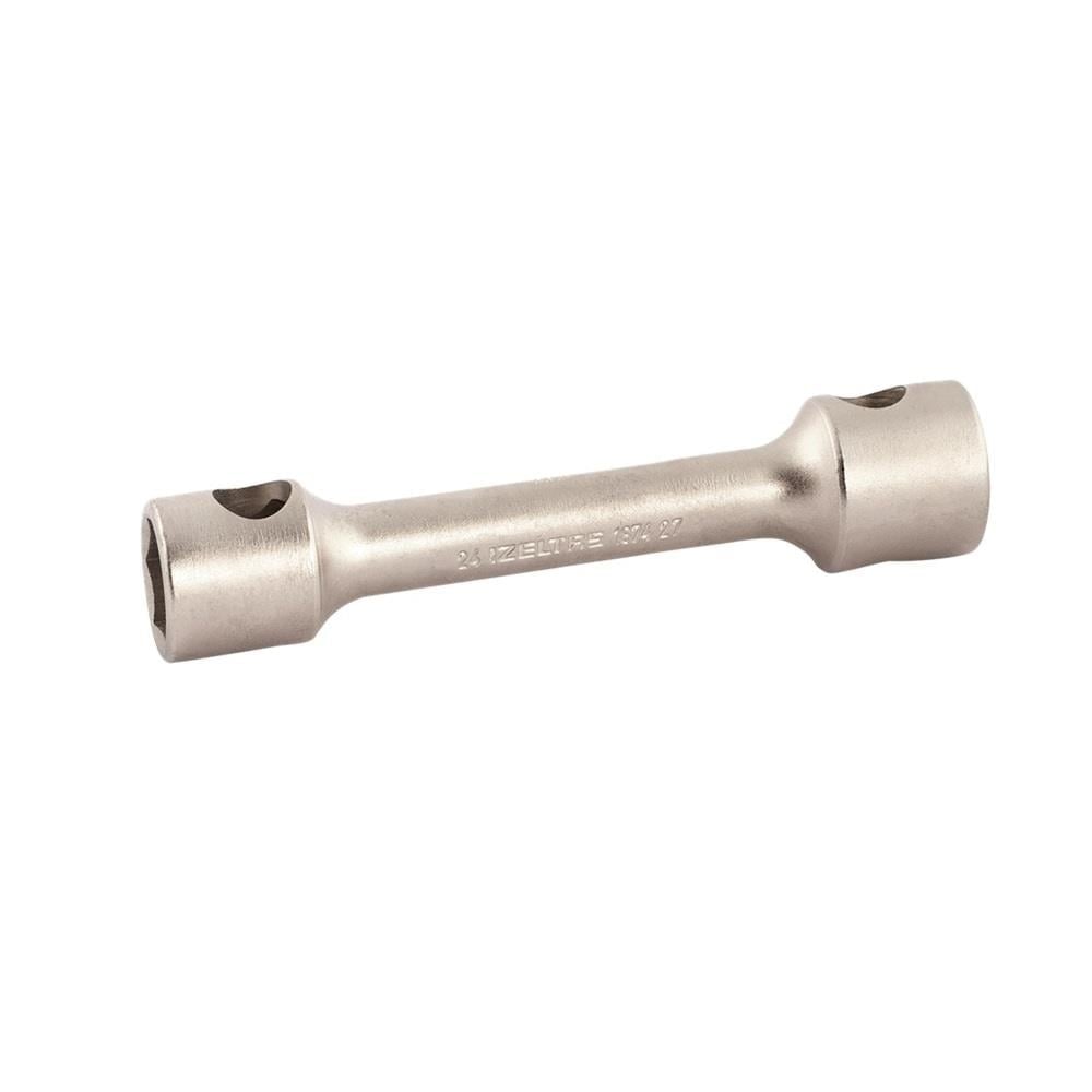 IZELTAS Bijon Anahtarı Agır Tip İki Ağız Kısa 24 X 27 Mm