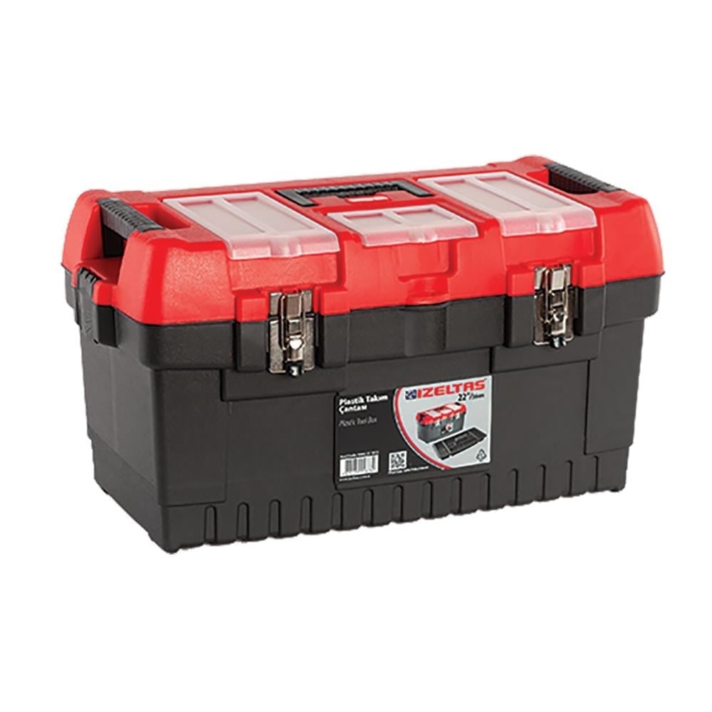 IZELTAS Plastik Takım Çantası Dayanıklı Kilitli 19