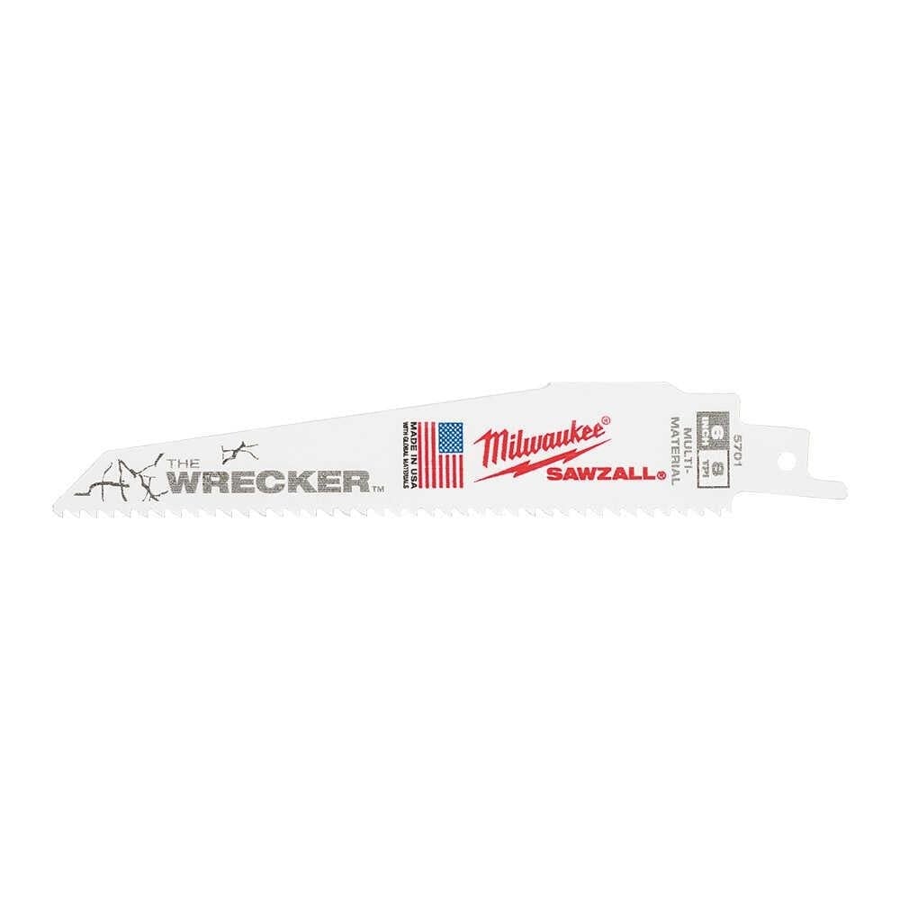 MILWAUKEE 6 X 7/11 Demolıtıon Bi-Metal Kılıç Testere Bıçağı 150 Mm 5 Adet