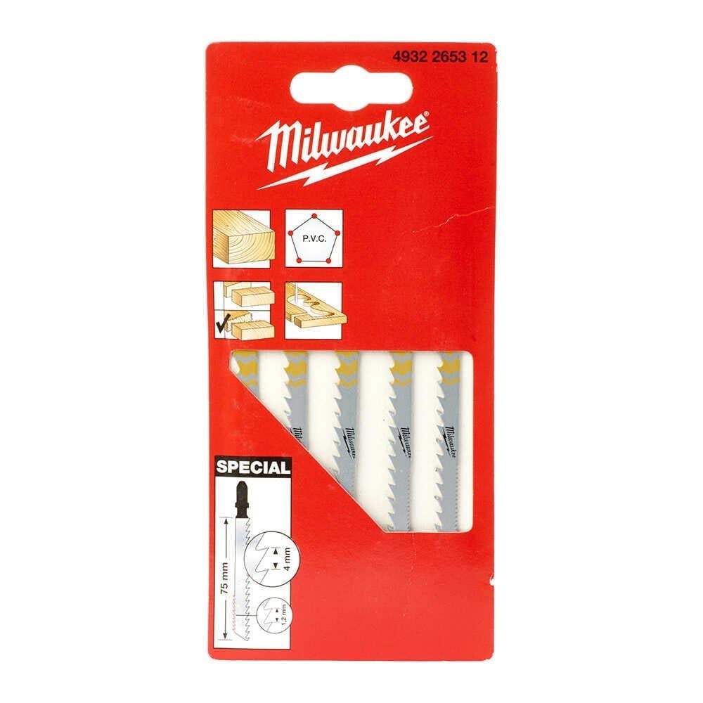 MILWAUKEE Dekupaj Bıçağı Special 75 Mm 5 Adet