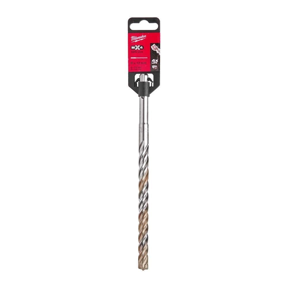 MILWAUKEE SDS-PLUS MX4 Elmaslı Matkap Ucu 12 X 210 Mm