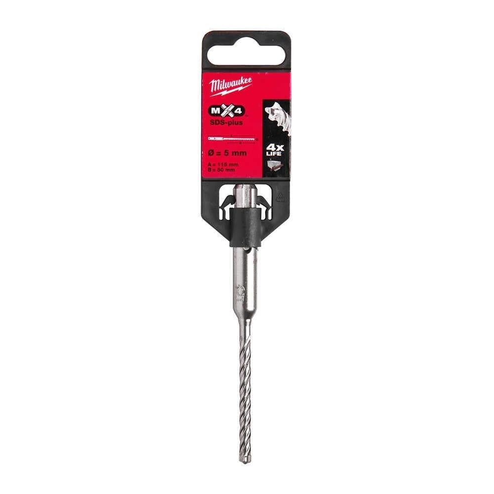 MILWAUKEE SDS-PLUS MX4 Elmaslı Matkap Ucu 5 X 115 Mm
