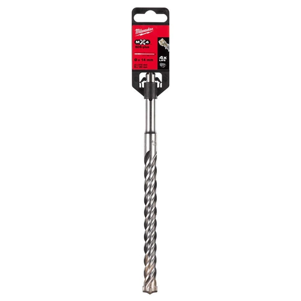 MILWAUKEE SDS-PLUS MX4 Elmaslı Matkap Ucu 14 X 210 Mm