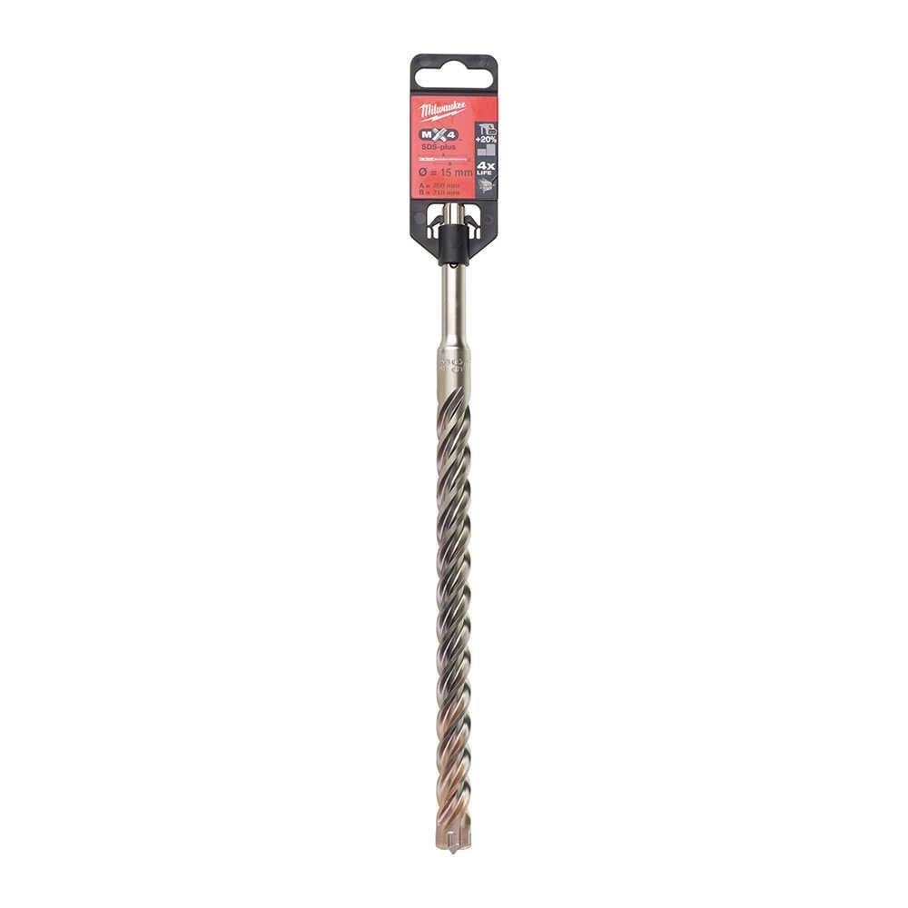 MILWAUKEE SDS-PLUS MX4 Elmaslı Matkap Ucu 15 X 260 Mm