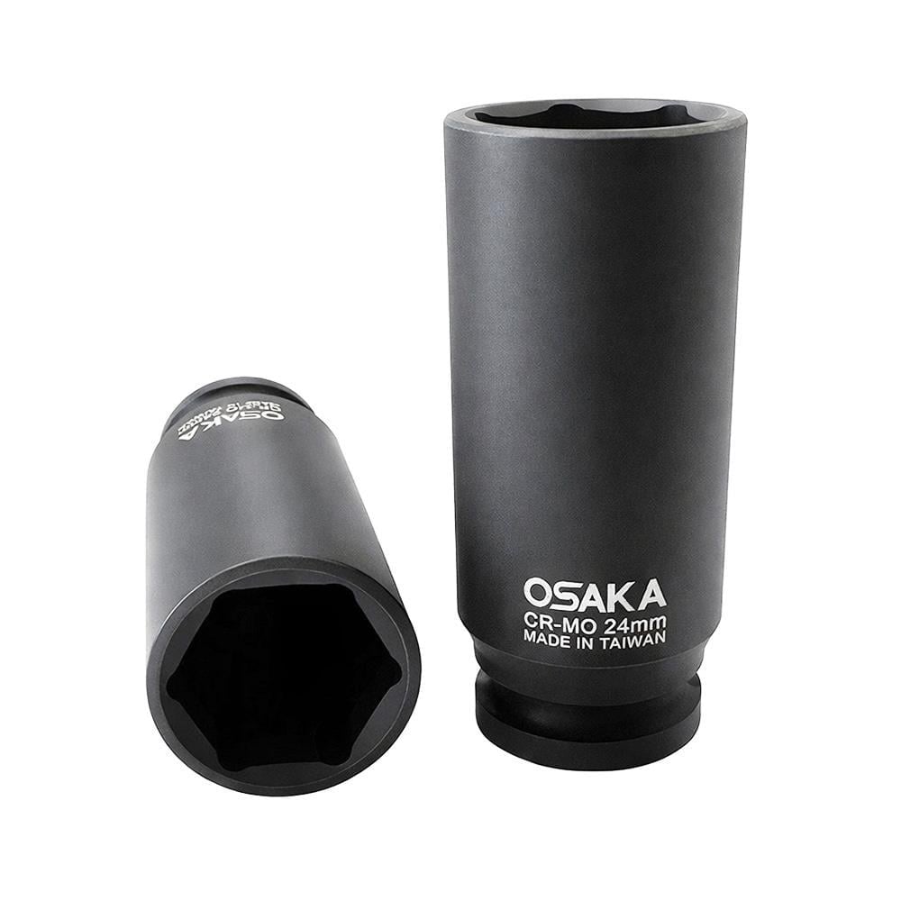 OSAKA 1/2 Altı Köşe Havalı Derin Lokma 24 Mm