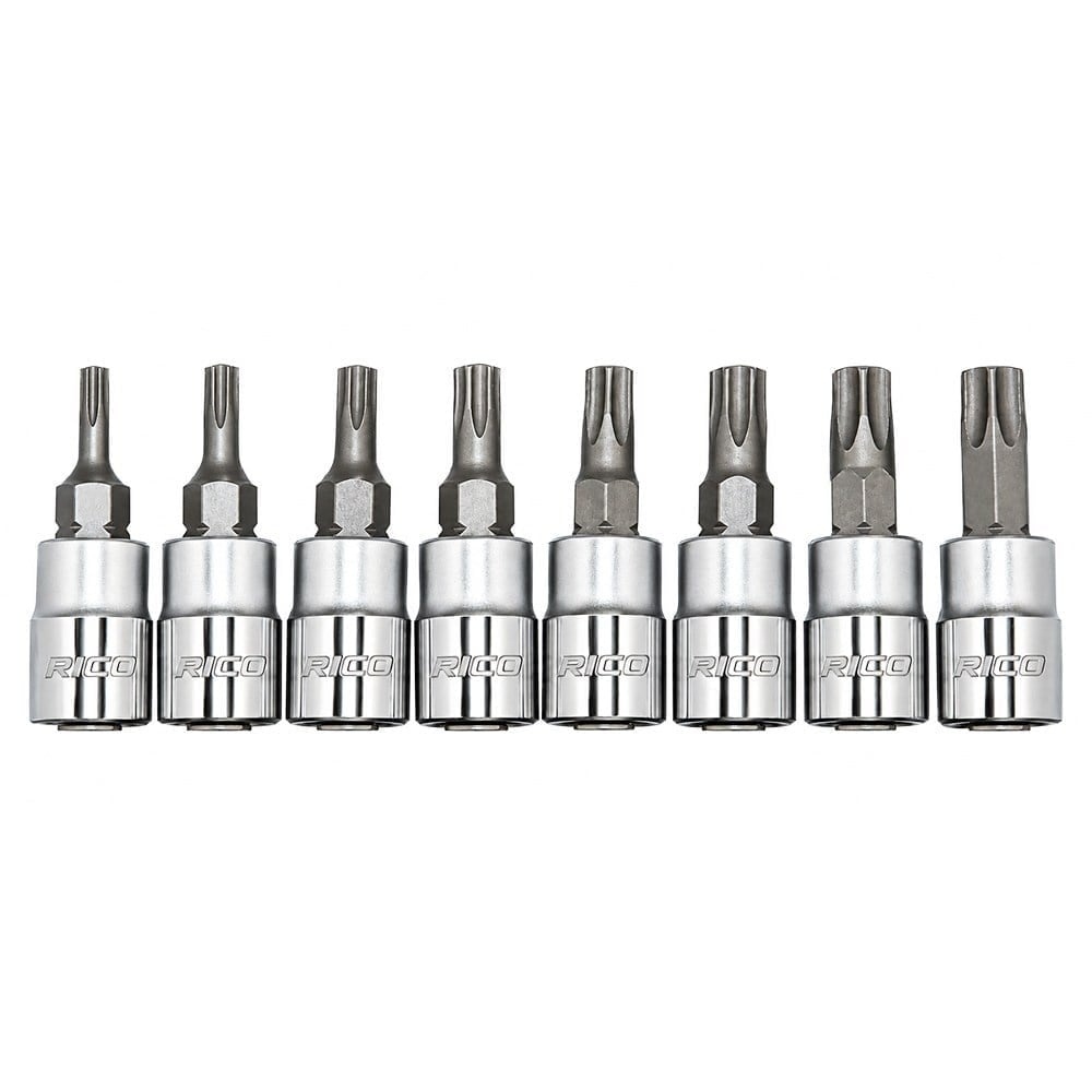 RICO 1/4 Lokmalı Torx Uç 8 Parça