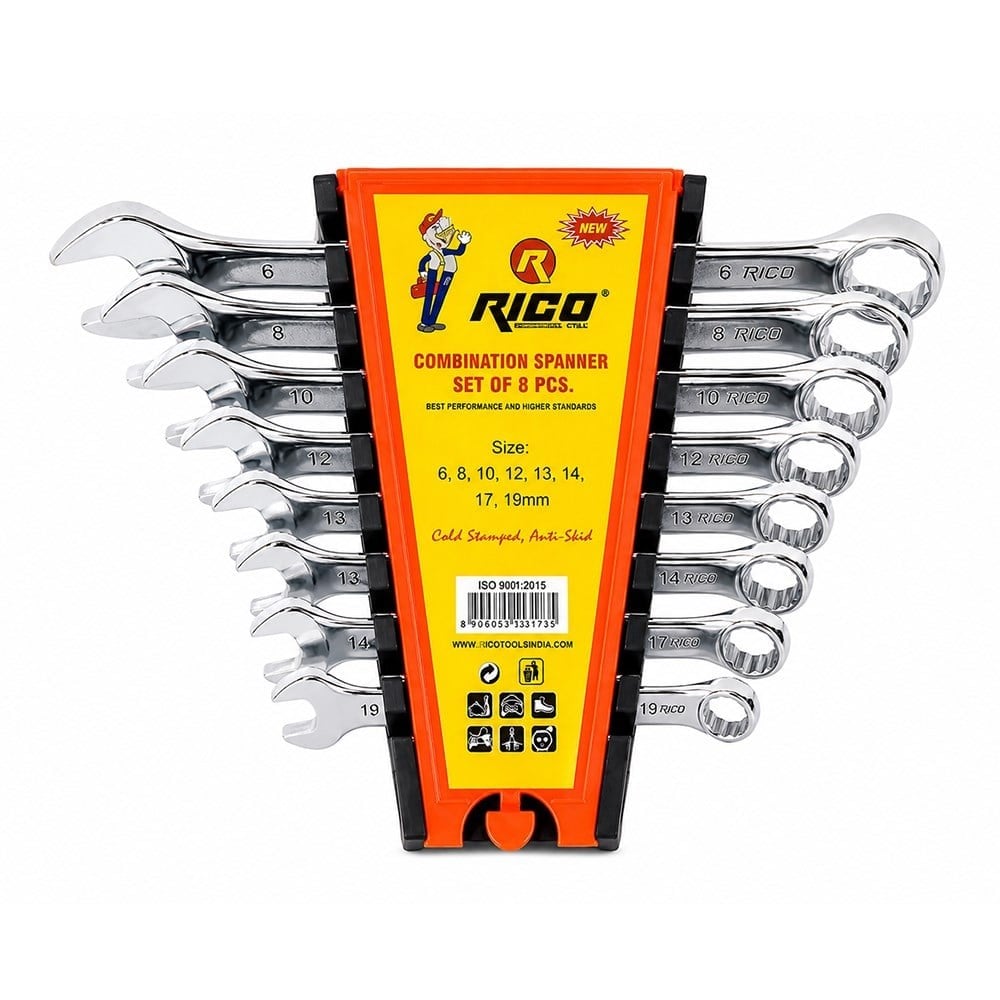 RICO Kombine Anahtar Takımı 8 Parça