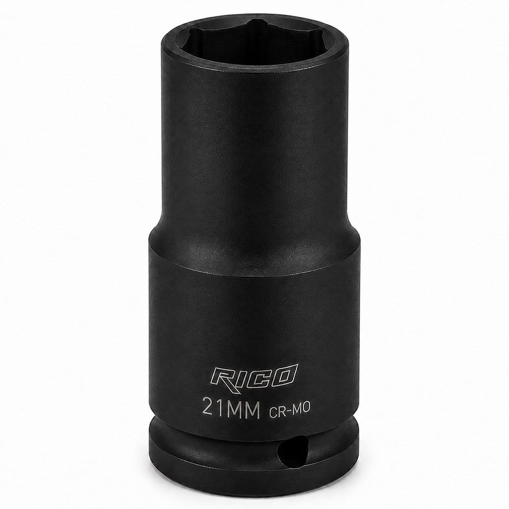 RICO 1/2 Altı Köşe Havalı Derin Lokma 21 Mm