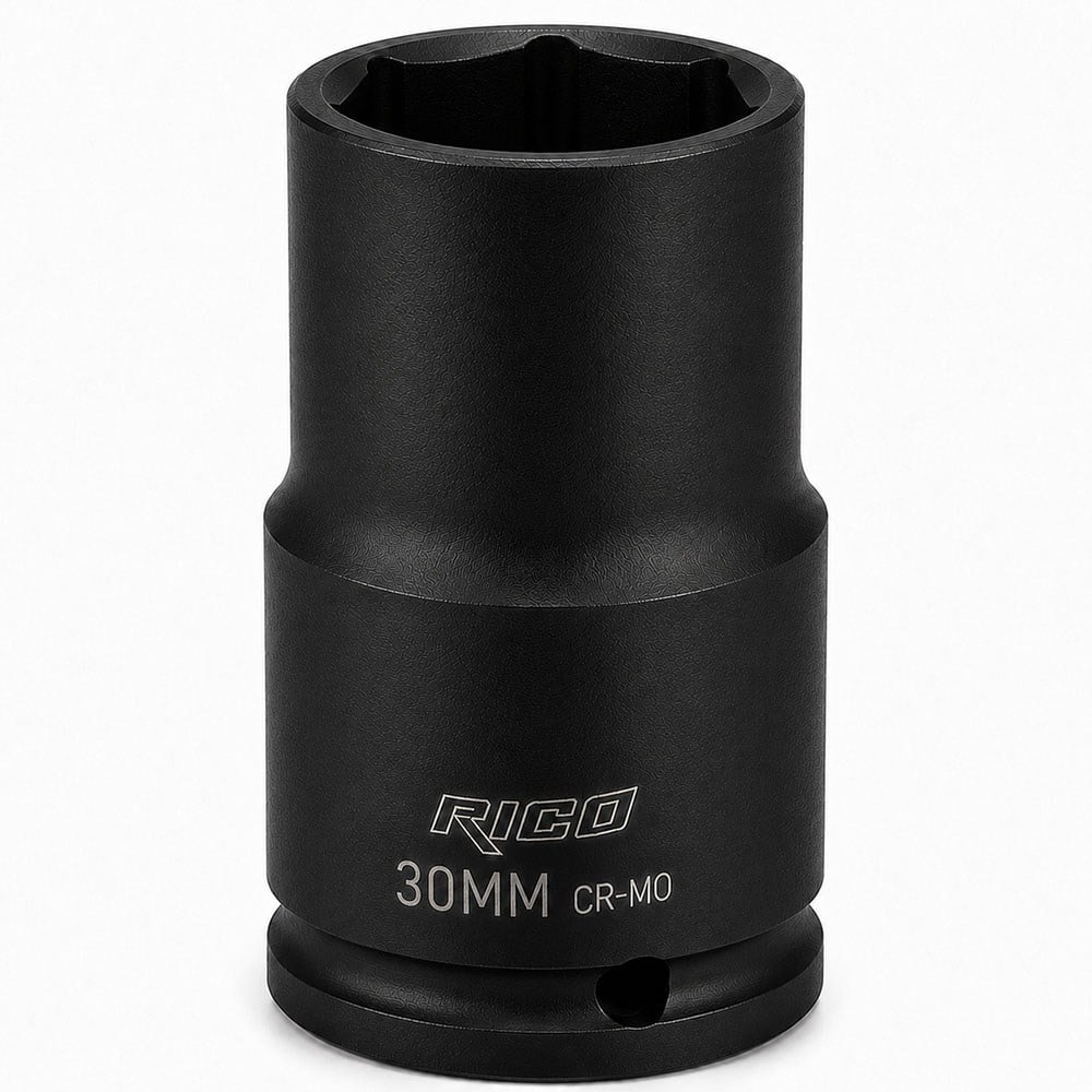 RICO 1/2 Altı Köşe Havalı Derin Lokma 30 Mm