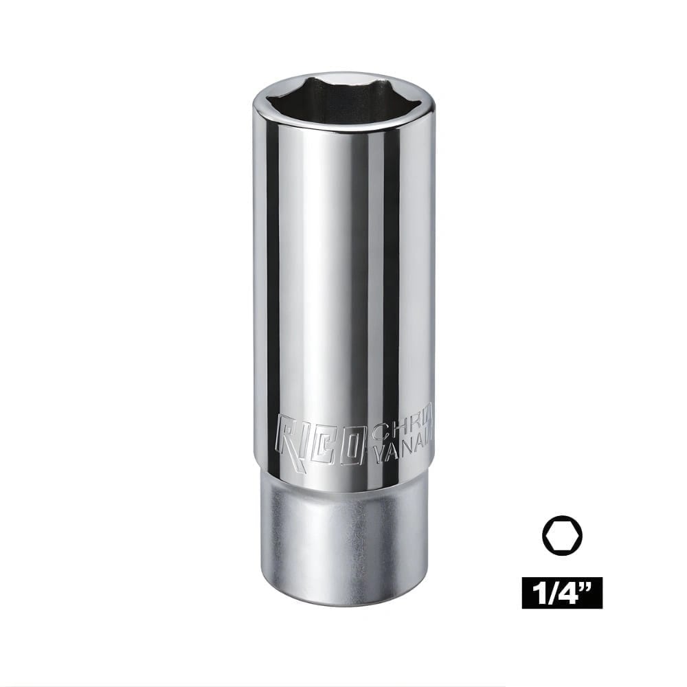RICO 1/4 Altı Köşe Derin Lokma 6 Mm