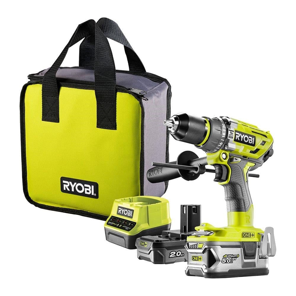 RYOBI R18PD7-252S Akülü Darbeli Matkap Ve Vidalama 18V Li-Ion 5 Ah