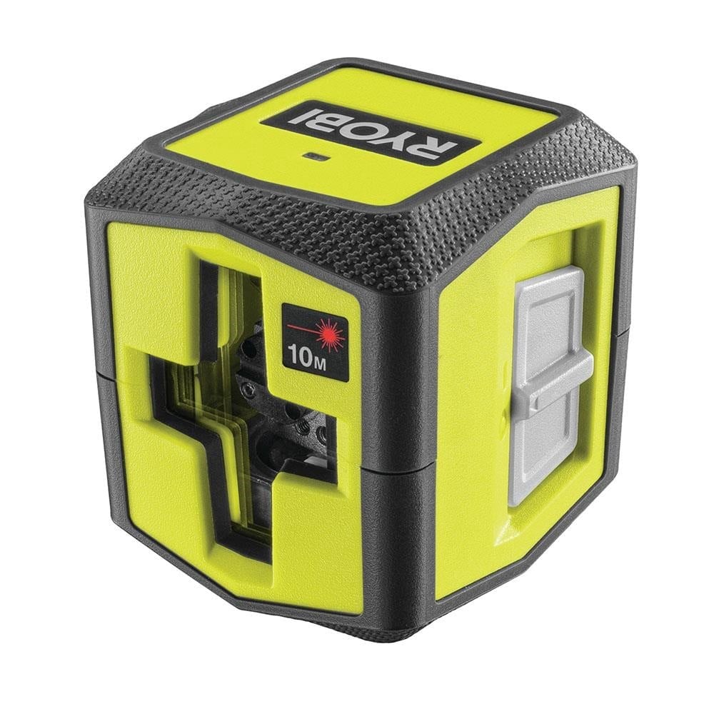 RYOBI RBCLLR1 Çapraz Lazer Metre Profesyonel Lazer Şakül 10 Metre Kırmızı