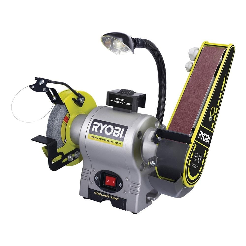 RYOBI RBGL250 Taş Ve Zımpara Motoru - 2'Si 1 Arada 250W
