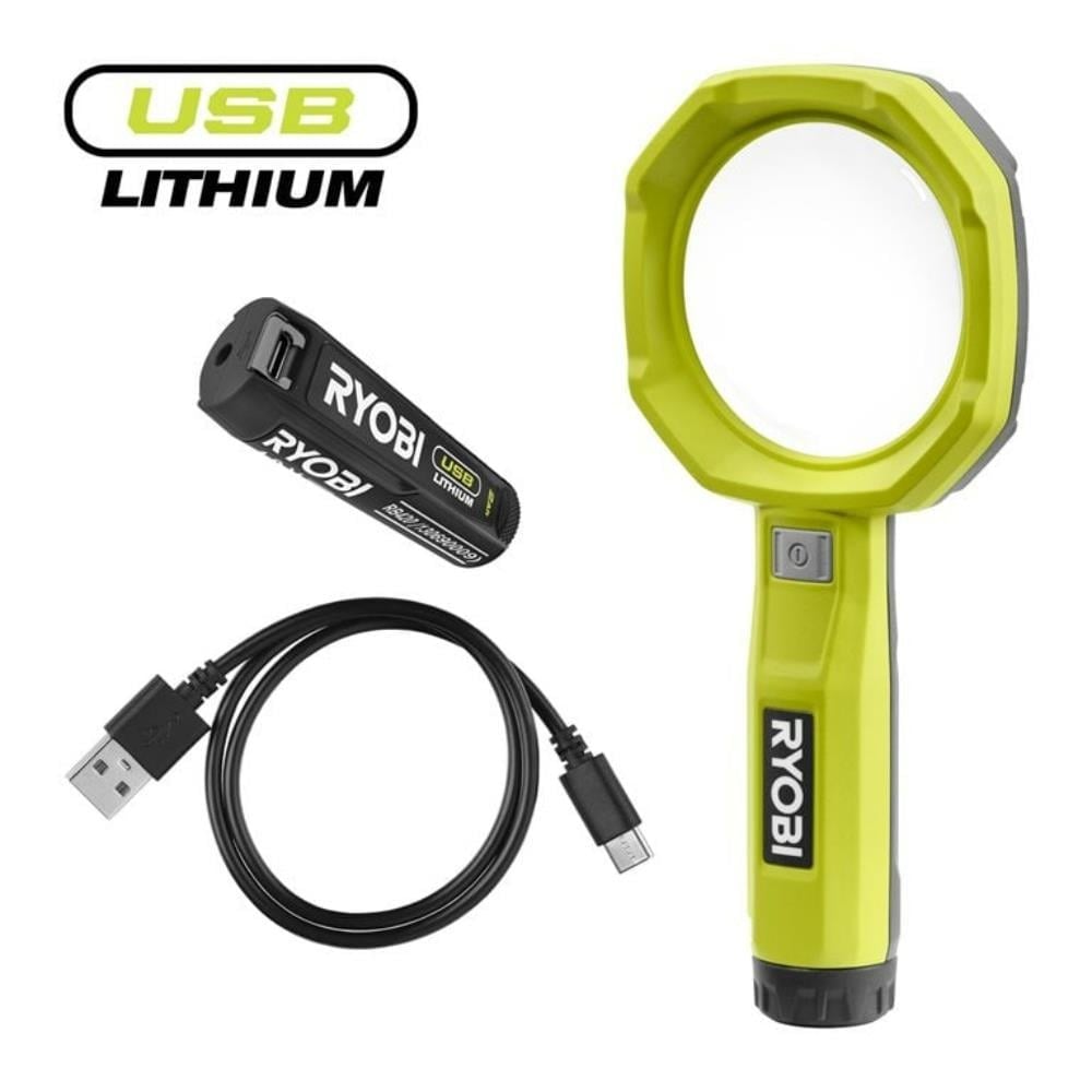 RYOBI RML4-120G Akülü Büyüteçli Led Çalışma Lambası 4V Li-Ion