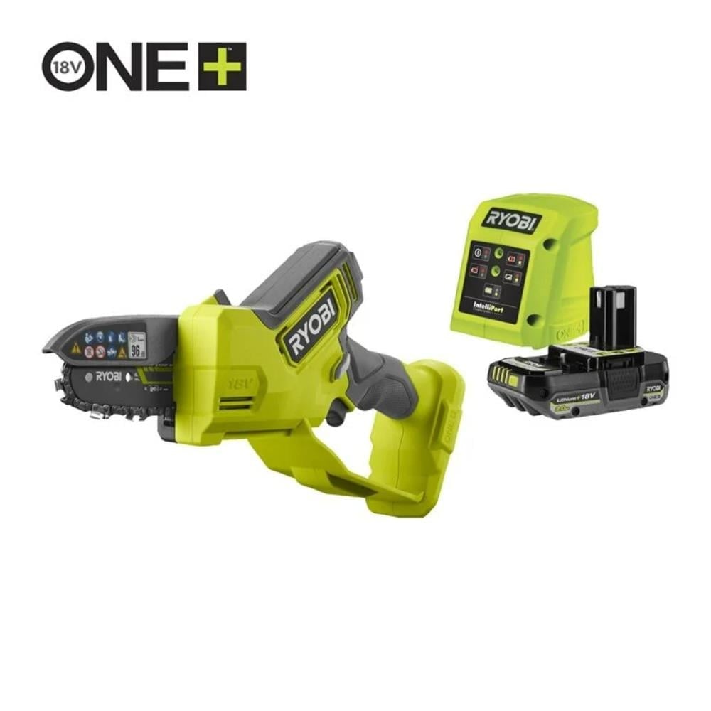 RYOBI RY18PSX10A-120 Akülü Budama Testeresi Kömürsüz One+ 10 Cm