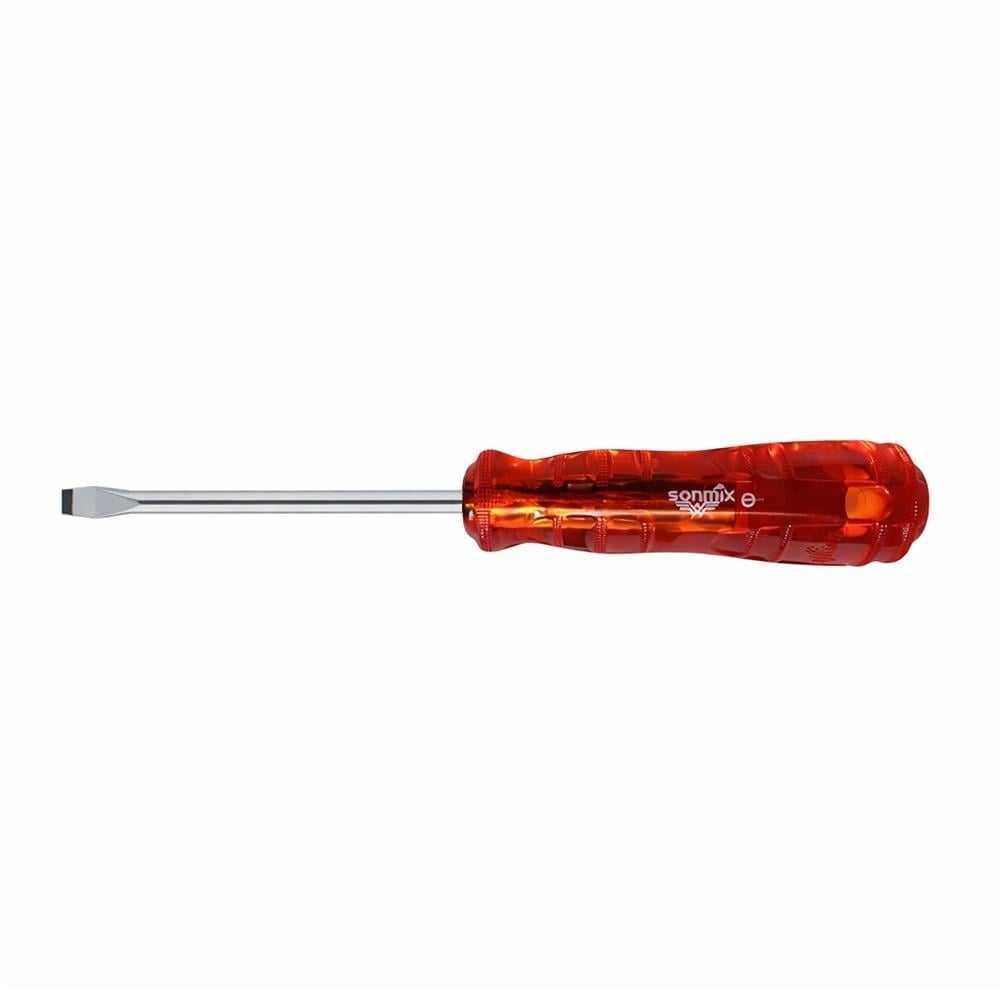 SONMIX Düz Uçlu Tornavida Şeffaf 6 X 150 Mm