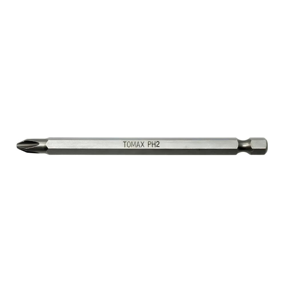 TOMAX PH2 Bits Vidalama Yıldız Uç Uzun 100 Mm