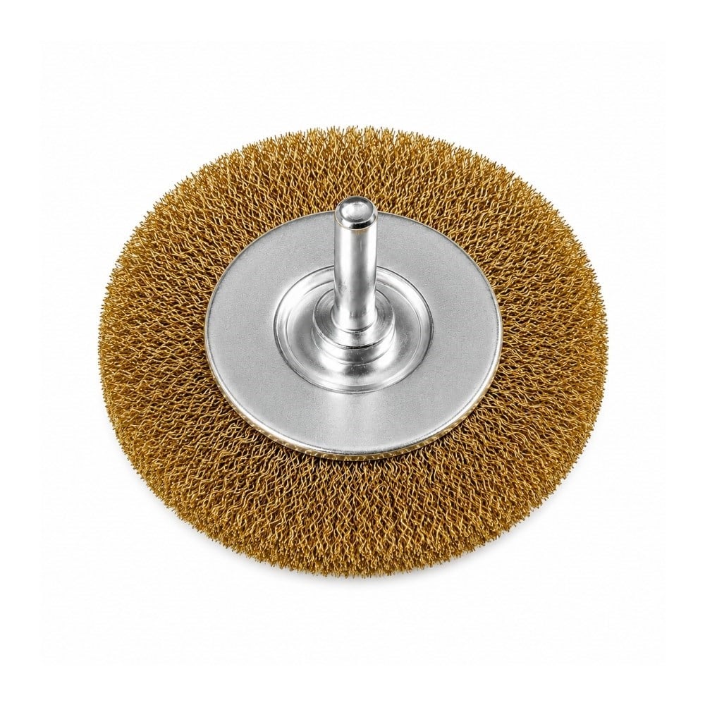 TOMAX Pimli Saçaklı Daire Tel Fırça 75 Mm