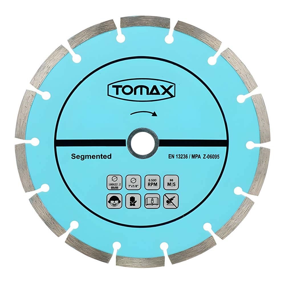 TOMAX Segmentli Elmasbeton Kesici Disk 115 Mm