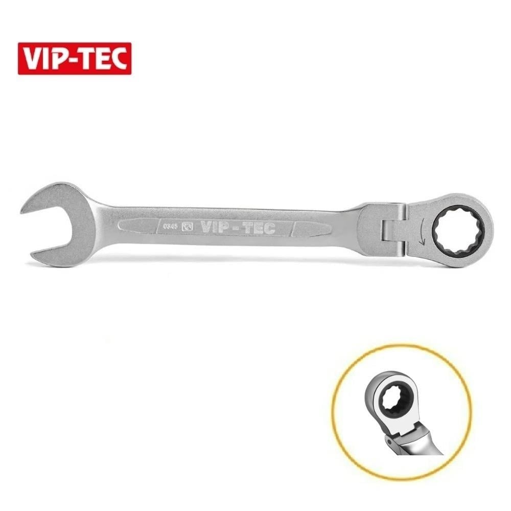 VIP-TEC Mafsallı Cırcır Kombine Anahtar 12 Mm