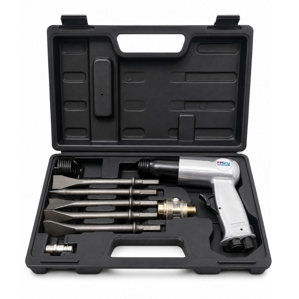 WUFU Havalı Darbeli Keski Kalafat Çekici Seti 190 Mm