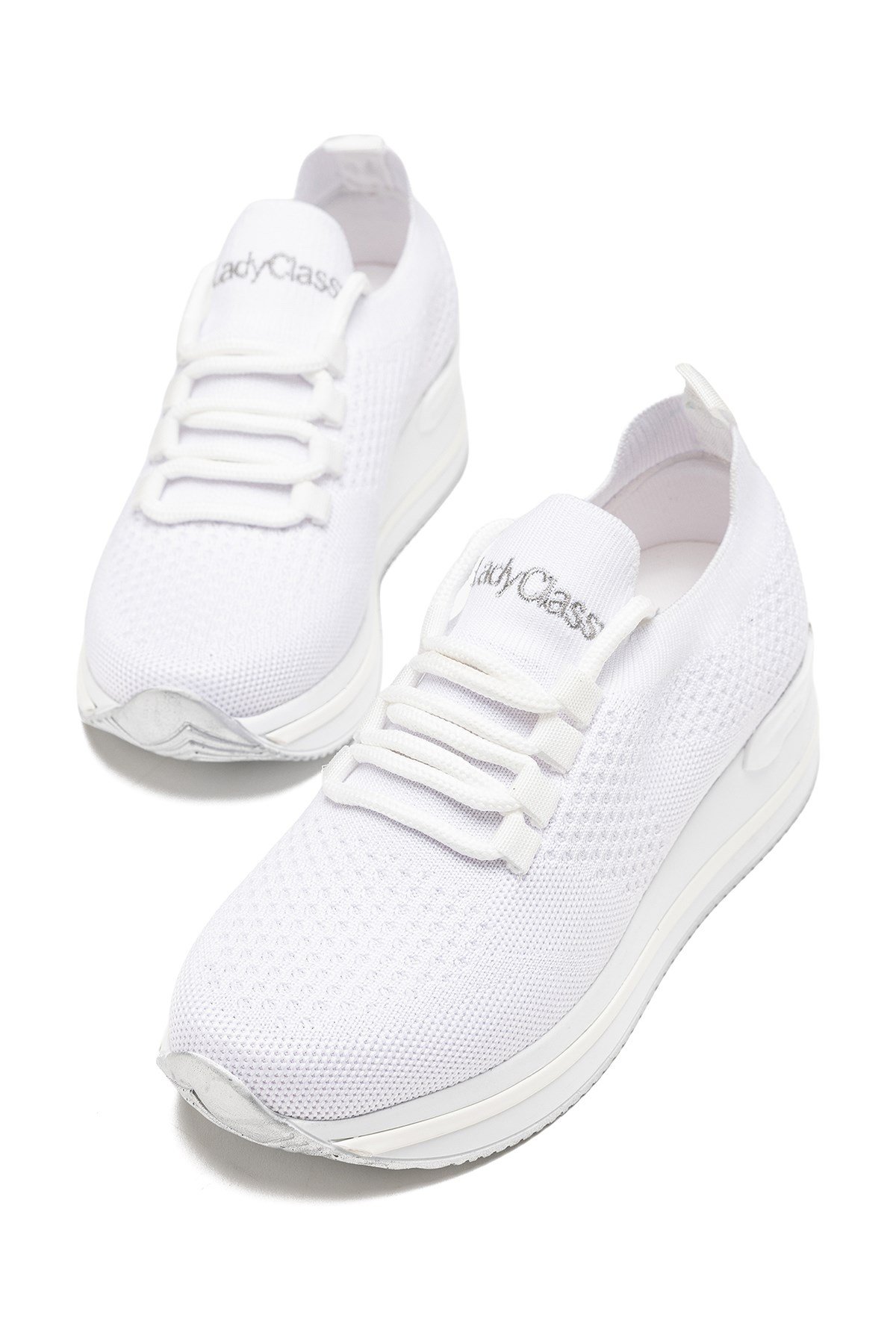 Kadın Ortopedik Taban Yazlık Triko Sneaker Hafif ve Rahat Günlük Spor Ayakkabı