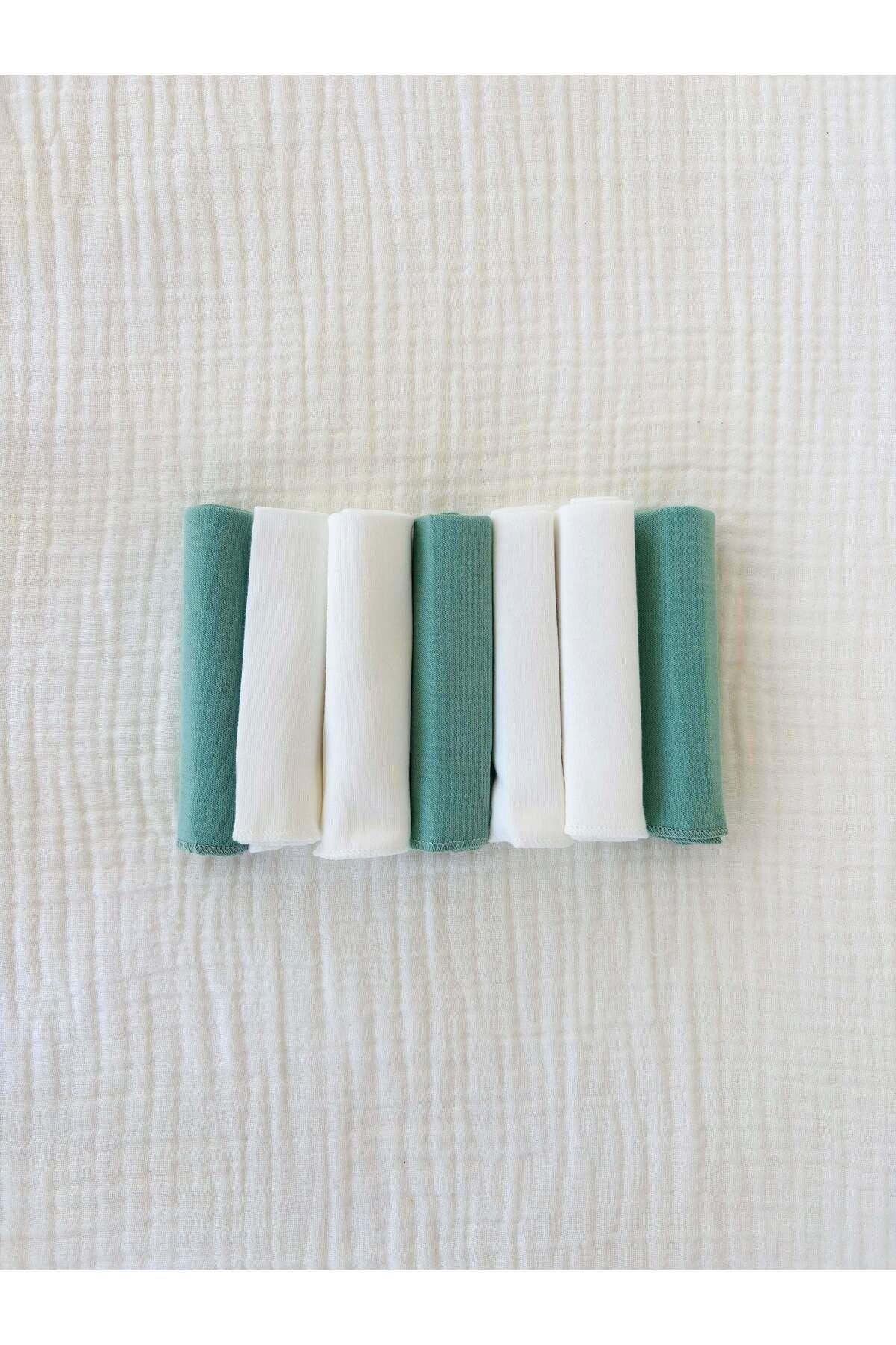 7'li Ağız Mendili - Yeşil