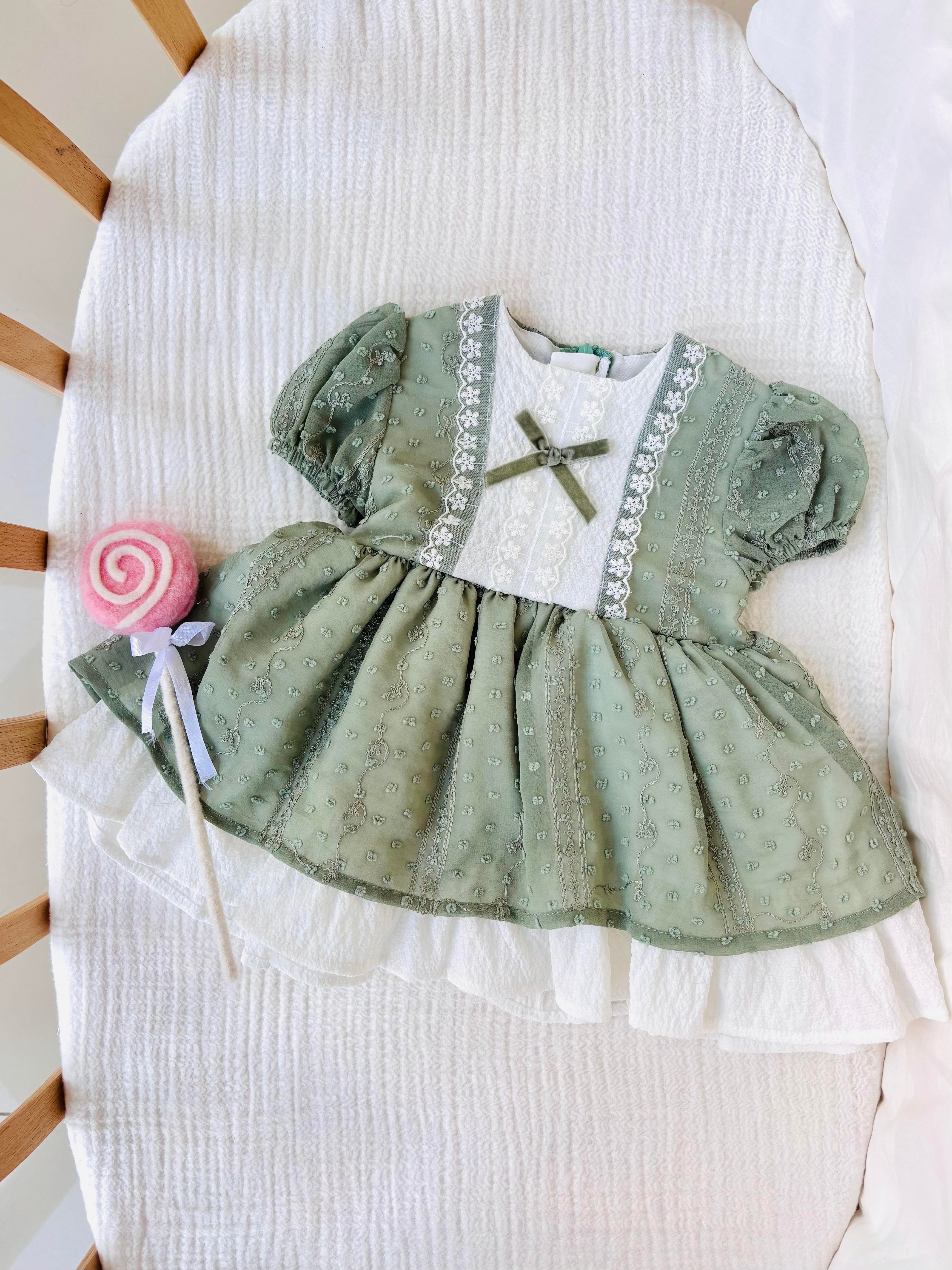 Ariel Yeşil Prenses Elbisesi