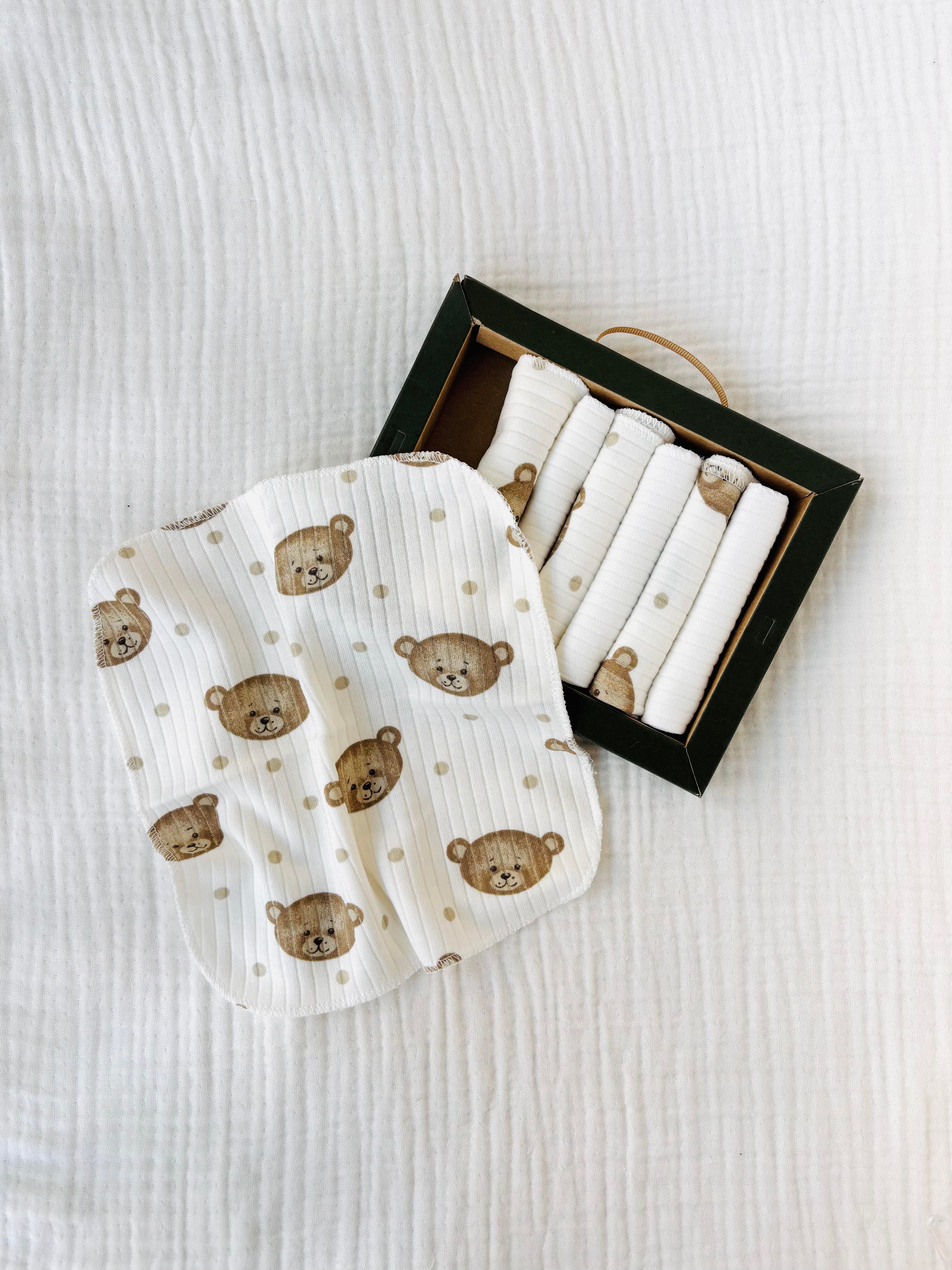 Bear 7'li Ağız Mendili Seti