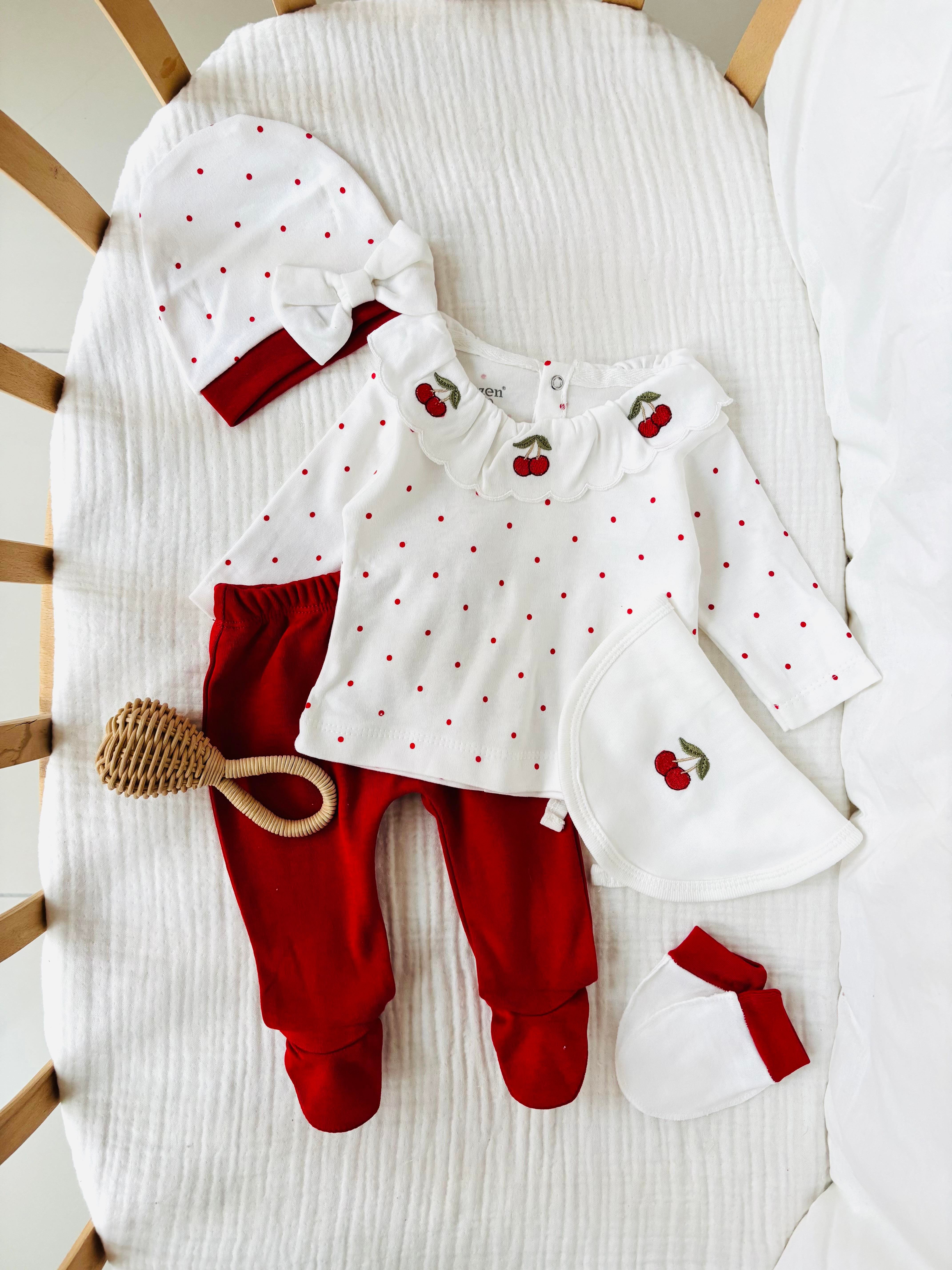 Cherry 5 Parça Yenidoğan Takım