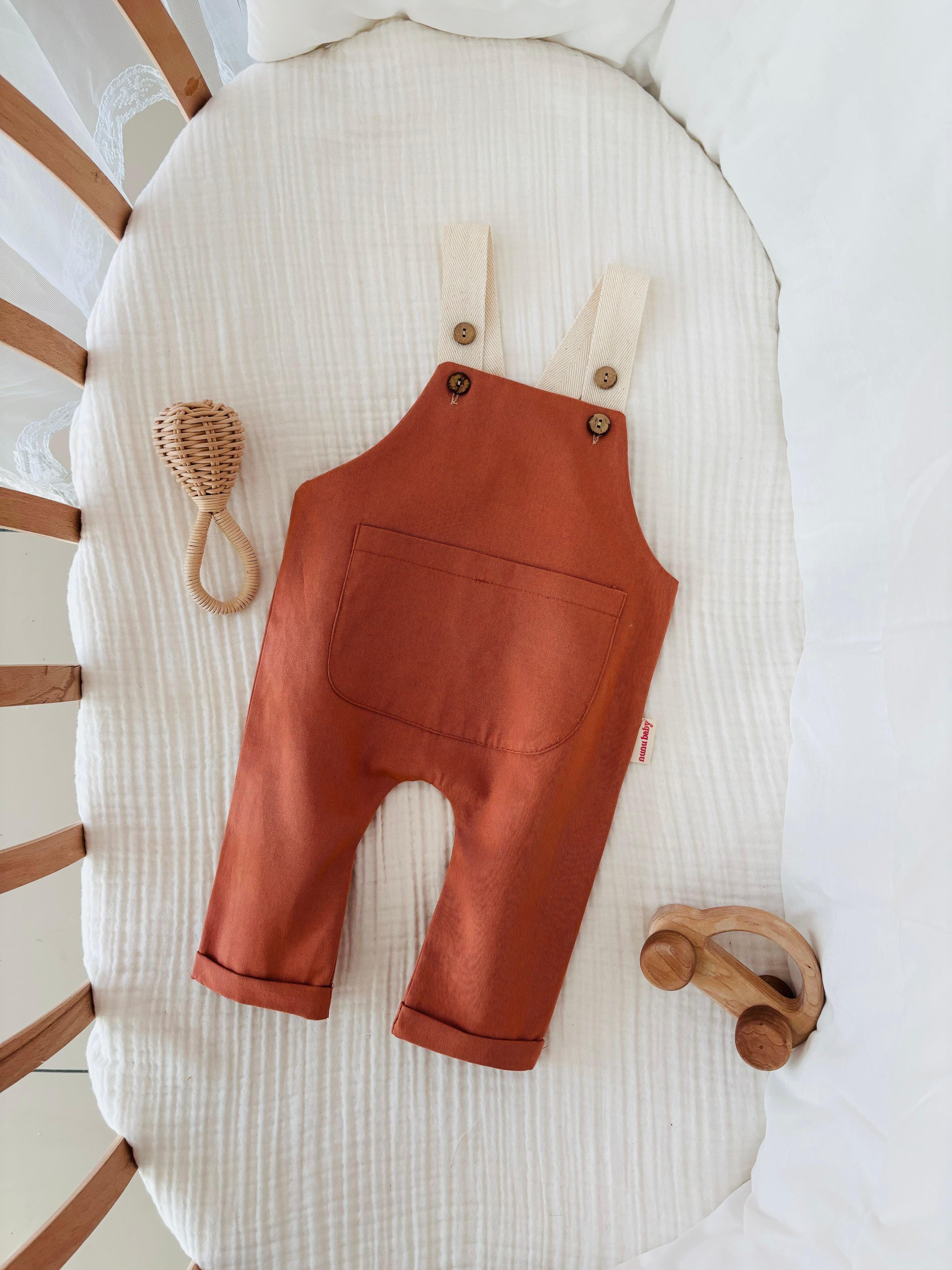 Edward Kanvas Salopet - Kiremit