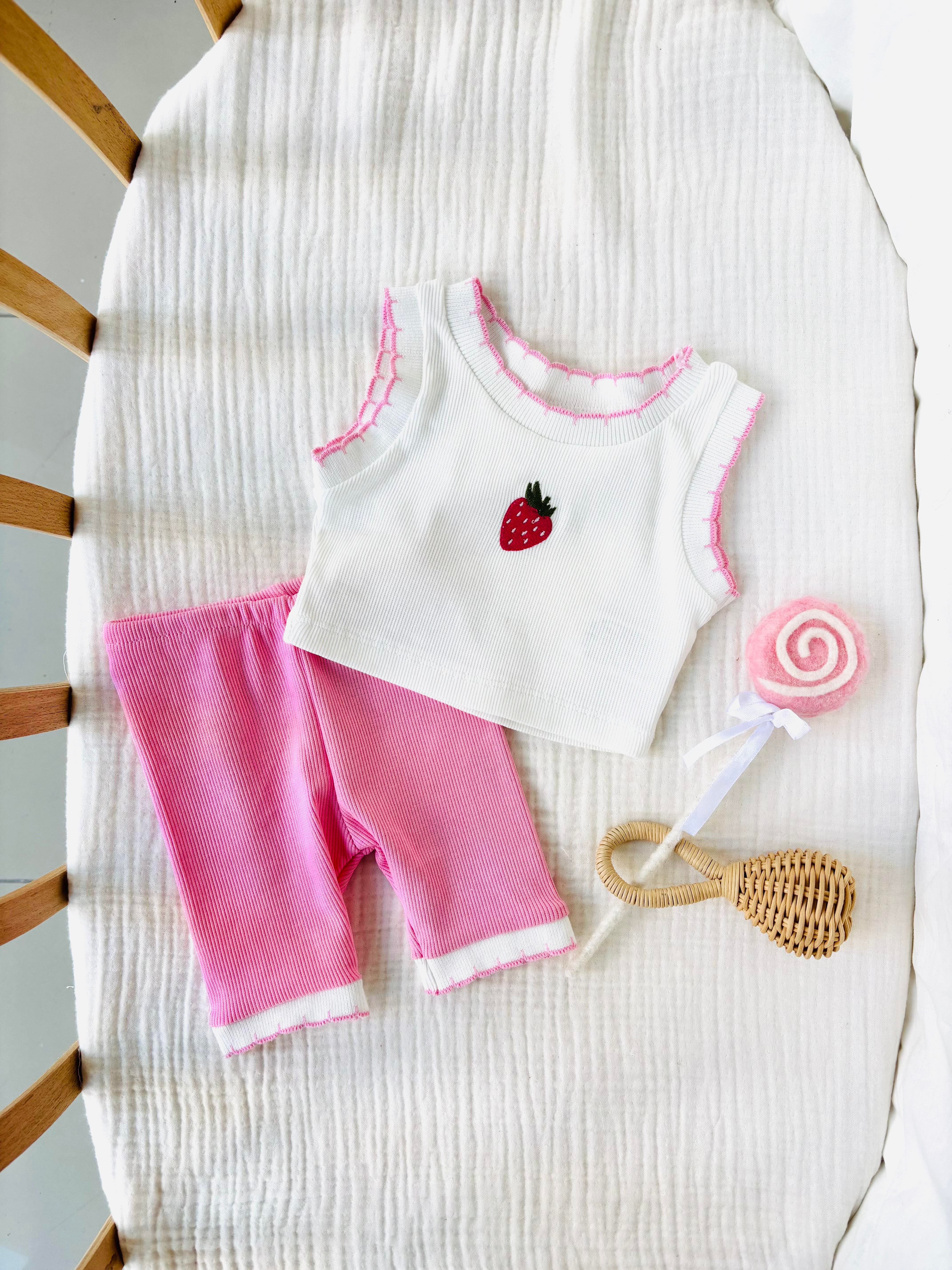 Fruit Kız Bebek Takım - Pembe