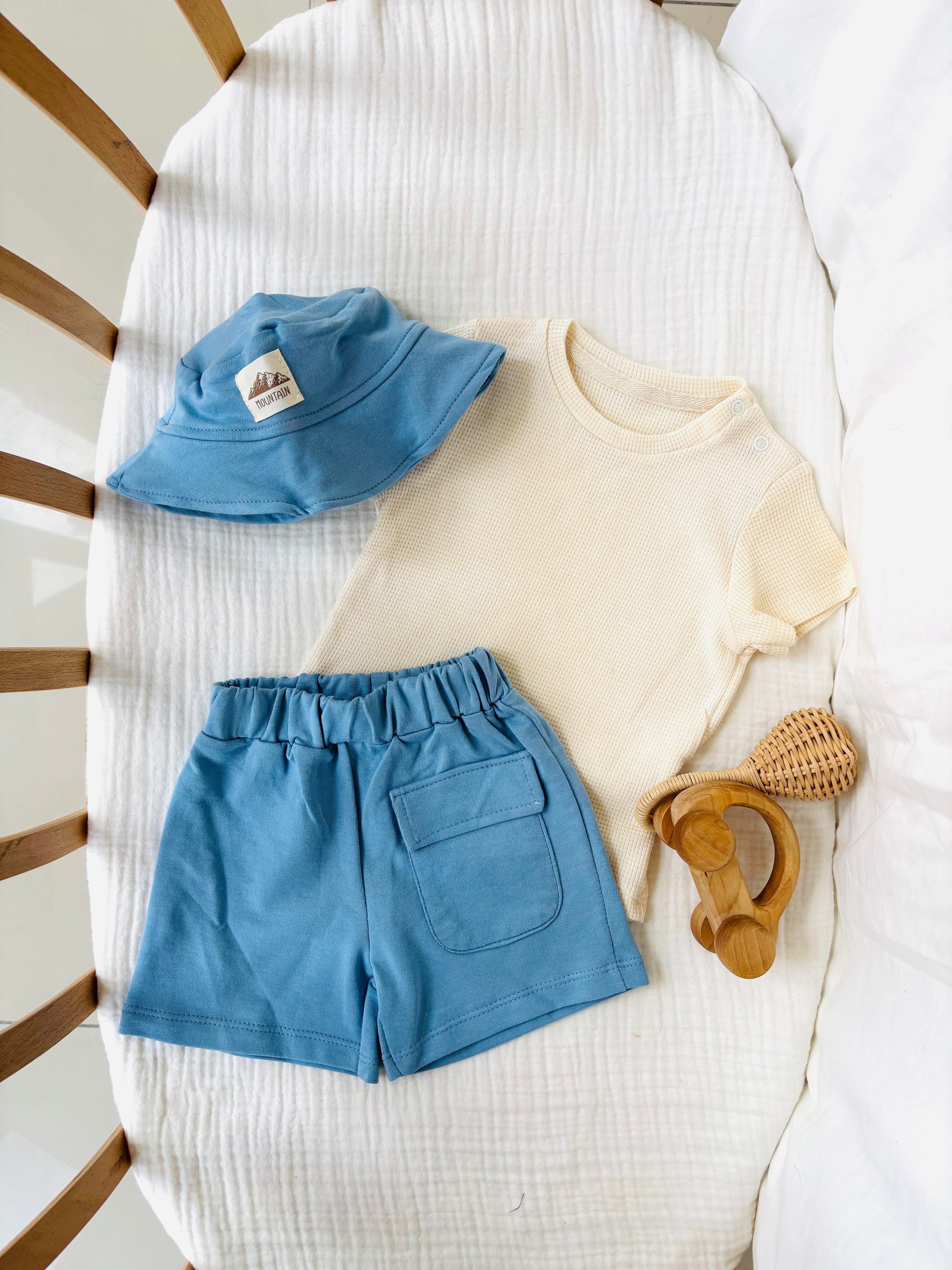 Harry Şapkalı 3'lü Takım - Açık Mavi