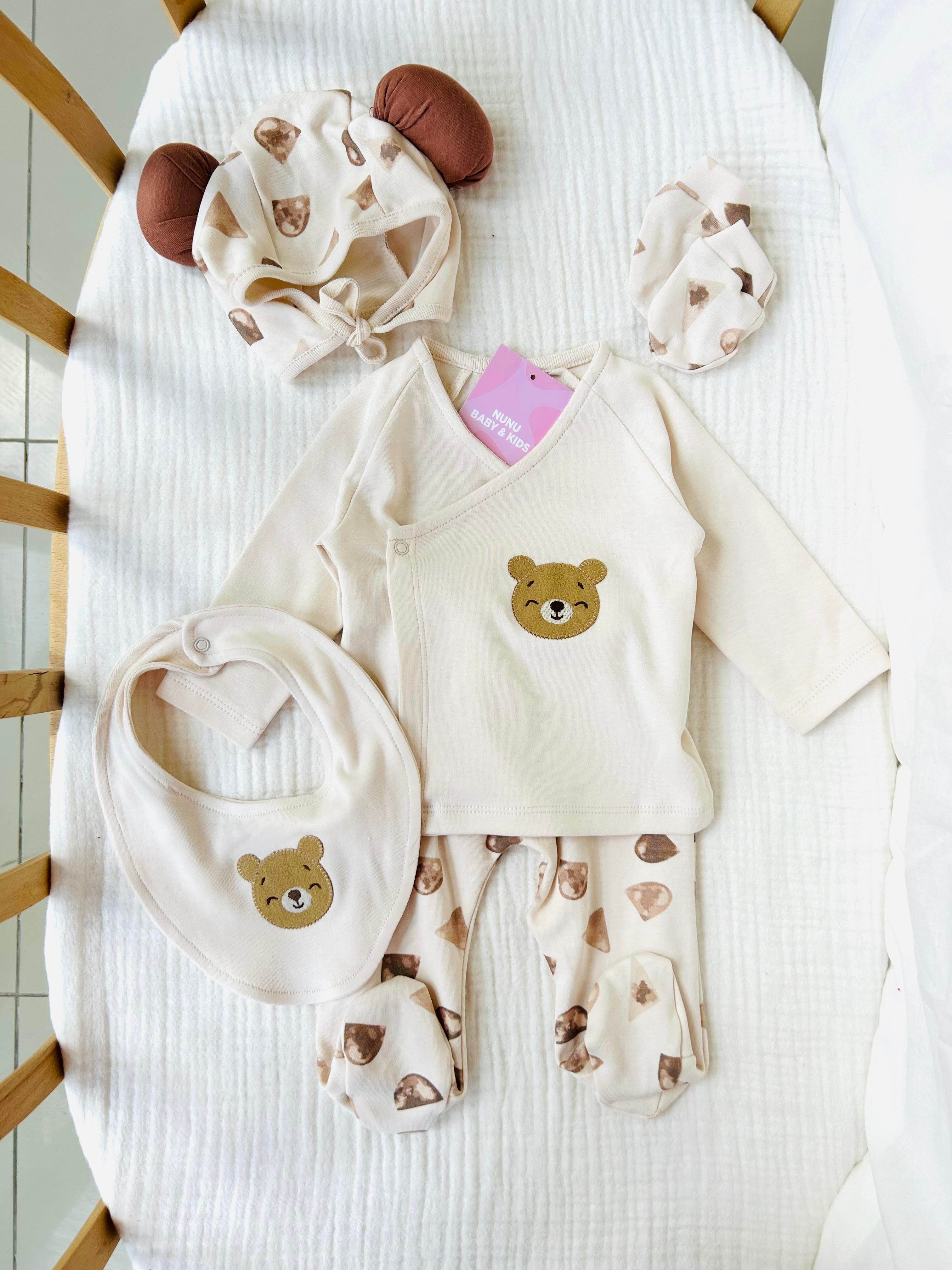 Hubby Ayı Temalı Yenidoğan Set 