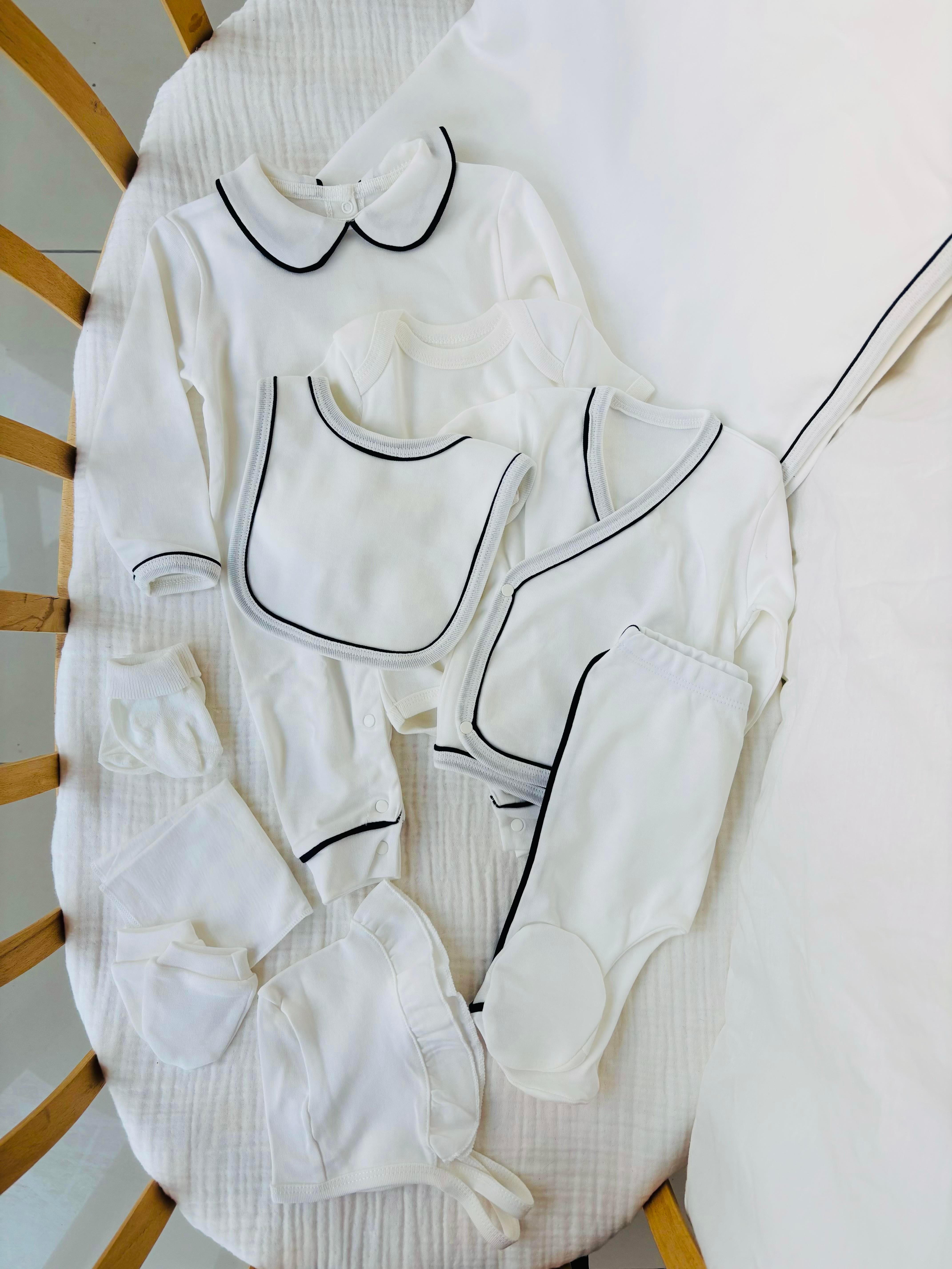 Lacivert Biyeli Yenidoğan Takım