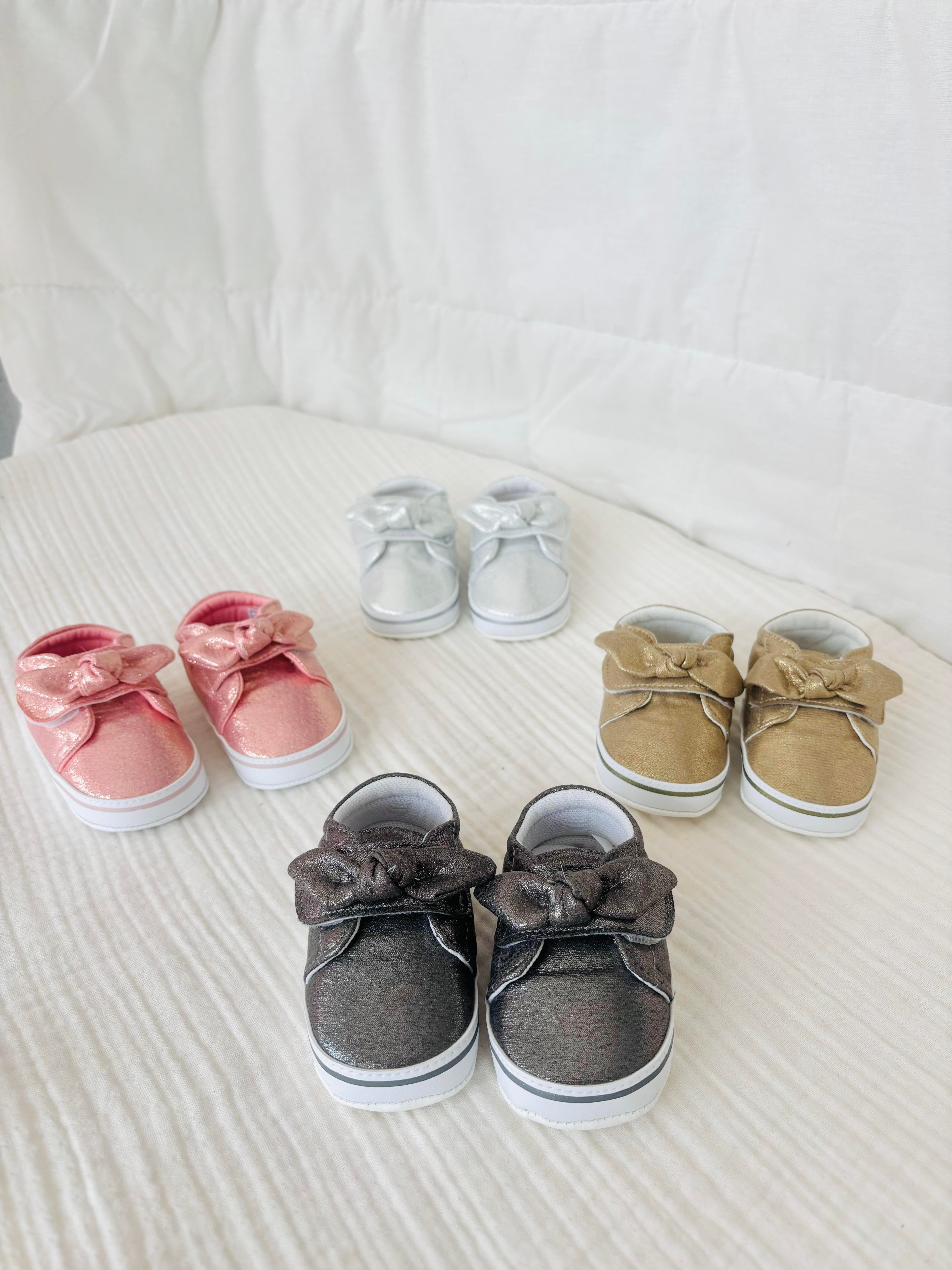 Simli Spor Ayakkabı - Gold