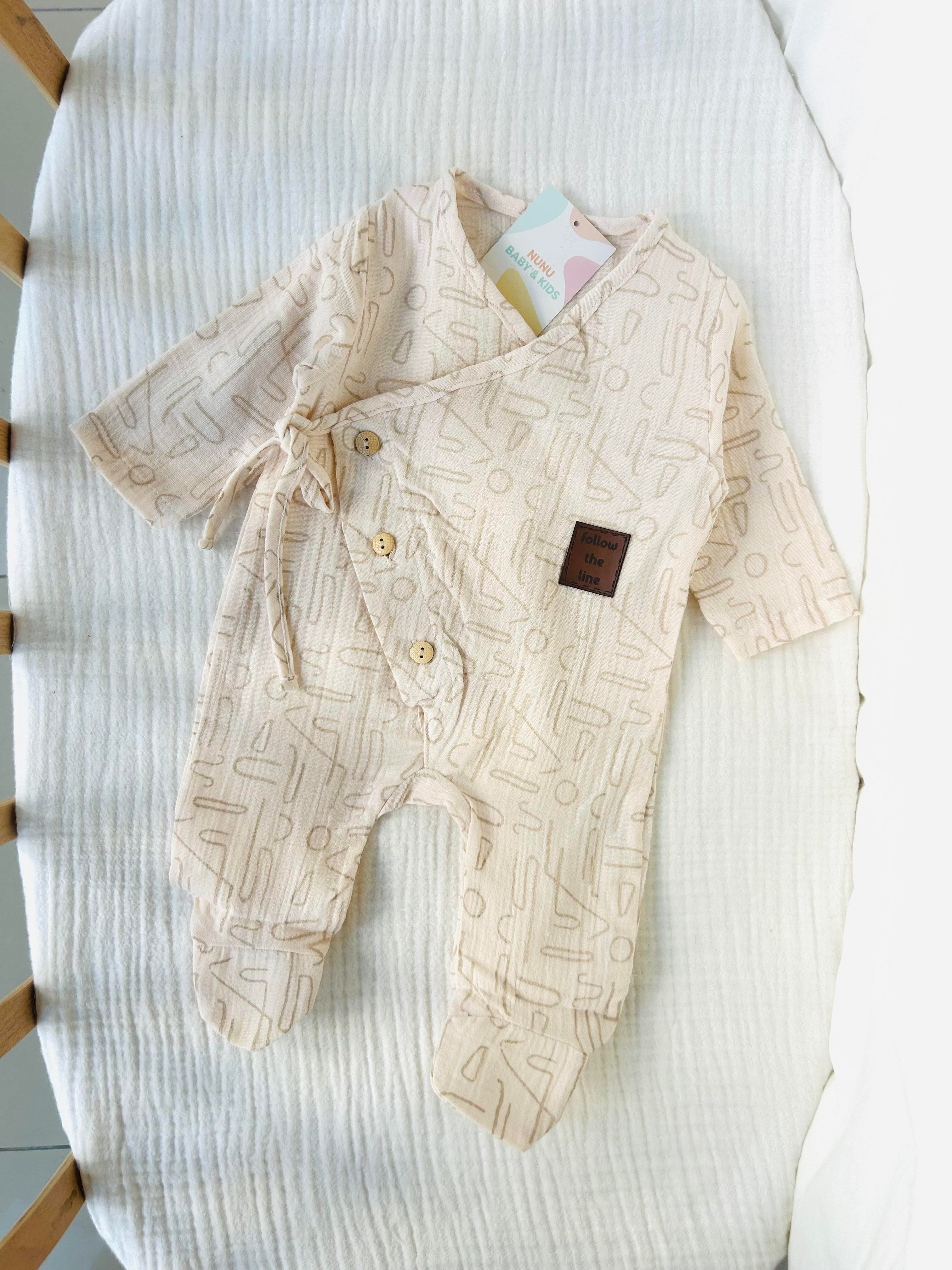 Yade Müslin Krem Tulum