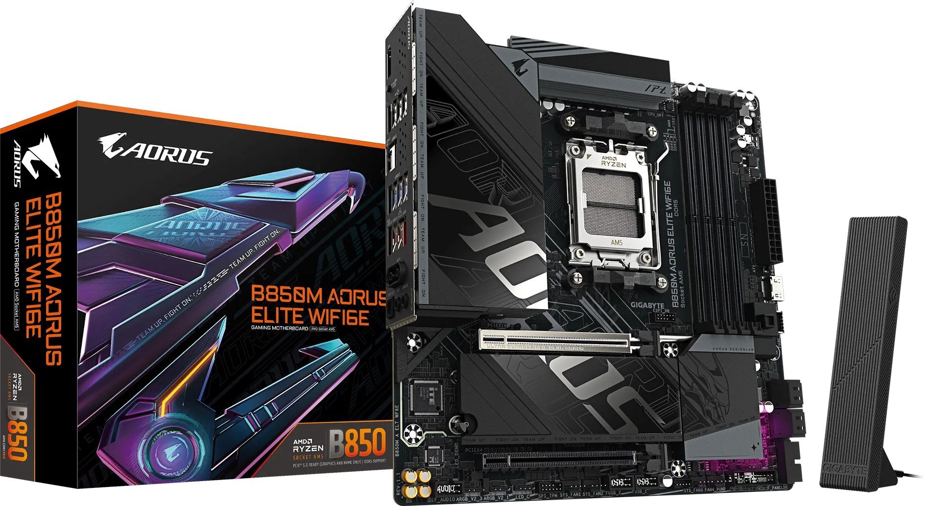 Gigabyte B850M Aorus Elite WiFi6E AM5 DDR5 Micro ATX Anakart